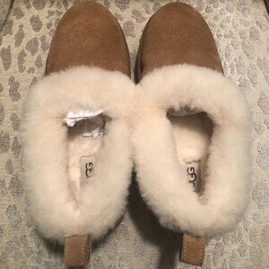 UGG Nita Suede Shearling Slipper~Chestnut